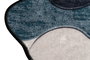 Mijölnir Juego de alfombras de baño Circle - Blue